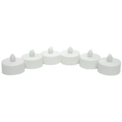 Gerson LED Tea Light (6 Pack) (Batteries Included) (23097)