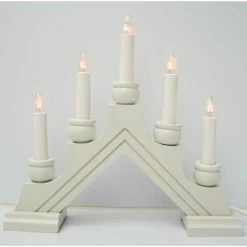 Star Trading Swedish Candelabra / Candlestick (formerly Finnish Designs) (27548) -Yard Decorations Store 27548lit lightsonmd