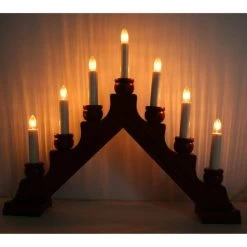 Star Trading Swedish Candelabra / Candlestick (formerly Finnish Designs) (27645) -Yard Decorations Store 27645lit lightsoffmd