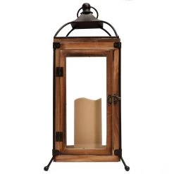 Gerson Flameless LED Resin Candle Light / Lantern (43227)