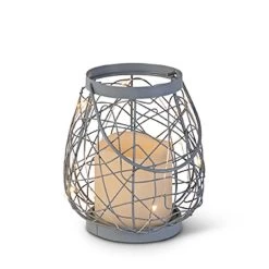 Gerson LED Lantern/Flameless Candle With Timer (43679)