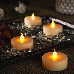 Gerson Tealight With Timer (4 Pack) (43837) -Yard Decorations Store 43837amd