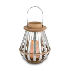 Gerson LED Flameless Candle/Lantern With Timer (43858)