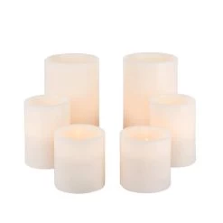 Gerson Flameless LED Wax Candle Light With Timer (Set Of 6) (44128)