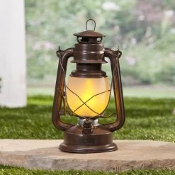 Gerson Flameless LED Hurricane Lantern (44140) -Yard Decorations Store 44140addmd