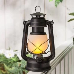 Gerson Flameless LED Hurricane Lantern (44143) -Yard Decorations Store 44143addmd