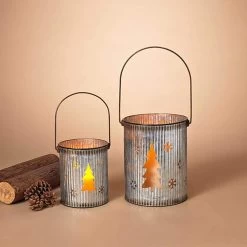 Gerson Lantern (Set Of 2) (63706)
