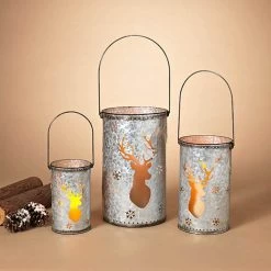 Gerson Lantern (Set Of 3) (63734)