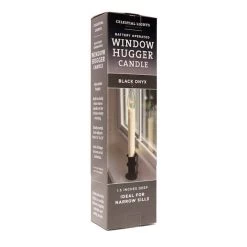 Celestial Lights Taper Candle With Traditional Base (707941) -Yard Decorations Store 707941boxmd