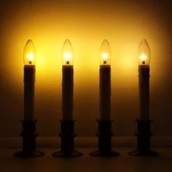 Celestial Lights Taper Candle (4 Pack) (708139) -Yard Decorations Store 708139addmd