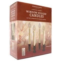 Celestial Lights Taper Candle (4 Pack) (708139) -Yard Decorations Store 708139box1md