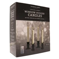 Celestial Lights Taper Candle (4 Pack) (708153) -Yard Decorations Store 708153boxmd