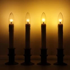 Celestial Lights Taper Candle (4 Pack) (708153) -Yard Decorations Store 708153darkmd