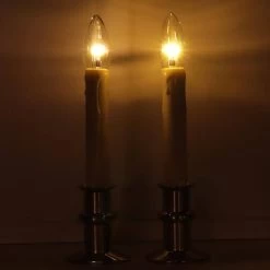 Celestial Lights Taper Candle (2 Pack) (708863) -Yard Decorations Store 708863addmd