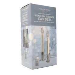 Celestial Lights Taper Candle (2 Pack) (708863) -Yard Decorations Store 708863boxmd