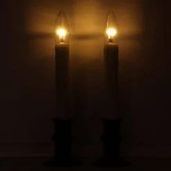 Celestial Lights Taper Candle (2 Pack) (708887) -Yard Decorations Store 708887addmd