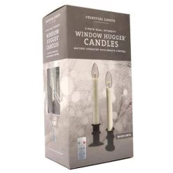 Celestial Lights Taper Candle (2 Pack) (708887) -Yard Decorations Store 708887boxmd