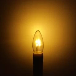 Celestial Lights Taper Candle With Traditional Base (937020) -Yard Decorations Store 937020addmd