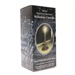 Celestial Lights Taper Candle With Traditional Base (965615) 7 Celestial Lights Taper Candle With Traditional Base (965615) -Yard Decorations Store 965615boxmd