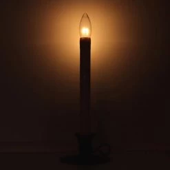 Celestial Lights Taper Candle With Traditional Base (965929) -Yard Decorations Store 965929darkmd